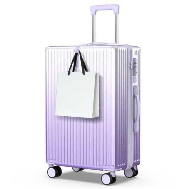 mixi]米煕スーツケースワイドハンドルキャリーケース前開き大容量TSA