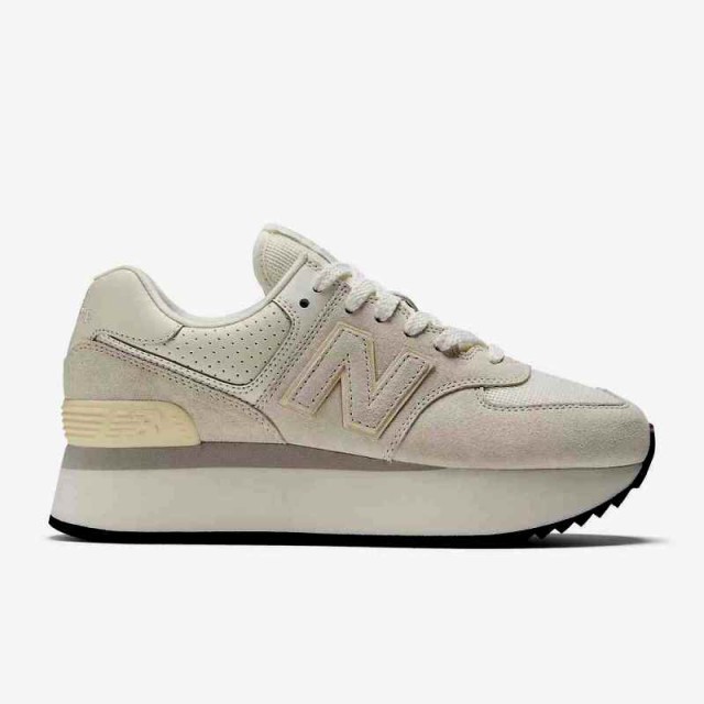 New Balance ニューバランス レディース スニーカー 【New Balance 574】 サイズ US_6.5(23.5cm) Off  White (Women's) スニーカー