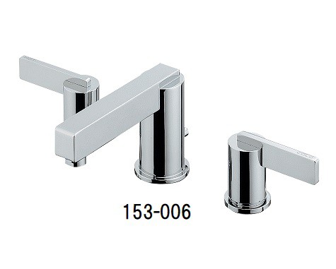 カクダイ 2ハンドル混合栓 153-006