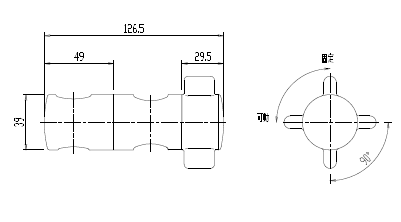 LIXIL(INAX) シャワーフック部（銀） A-3682/NC