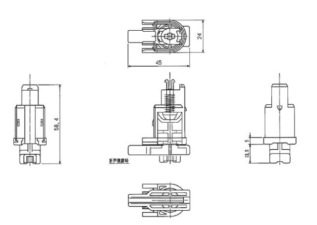 TOTO 下戸車（固定） AFKH844YN