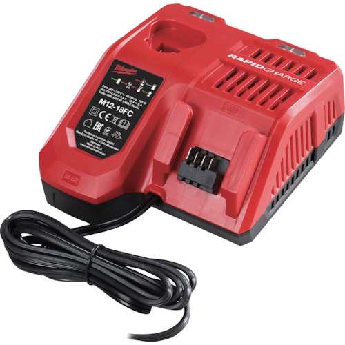 [ミルウォーキー 正規店 1年保証] M12 M18 充電器 M12-18FC JP Milwaukee 充電器 電動工具 バッテリ DIY 車 バイク 修理 工具 ガレージの通販は