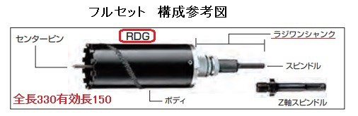 ハウスB.M ドラゴンダイヤモンドコアドリル RDG-100（回転用）の通販は