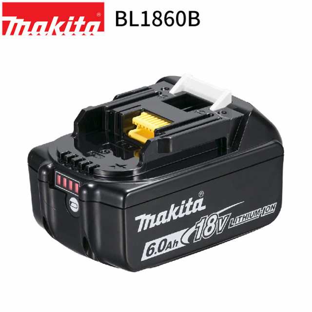 [マキタ 正規店] 純正 バッテリー 18V 6.0Ah BL1860B A-60464 残容量表示 自己故障診断 ＊アスタリスク 雪マーク付 makita リチウムイオンバッテリ 正規品 純正品