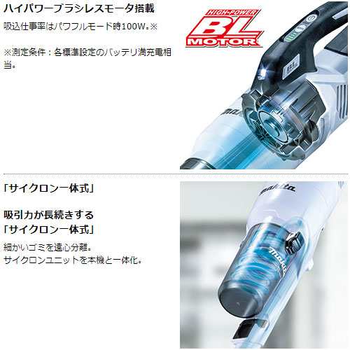 マキタ 掃除機 [正規店 1年保証] 充電式 18V サイクロン一体式 クリーナー CL286FDRFW CL286FDRFO 【バッテリ・充電器  付属】 フルセット makita 充電式 クリーナ コードレス バッテリー 充電器付き サイクロン ハイパワー 人気モデル おすすめ エコの通販はau  PAY ...