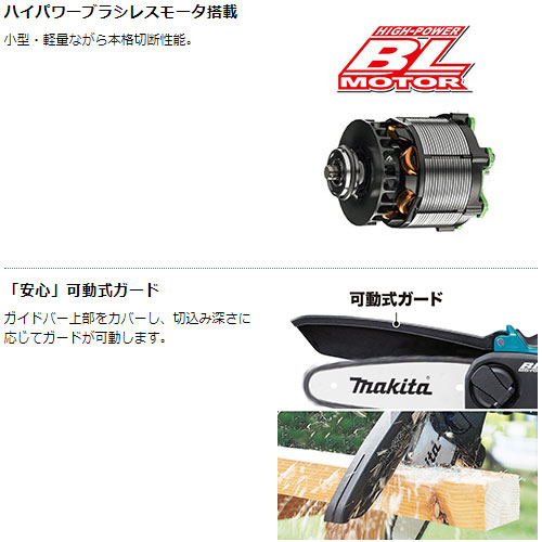 [正規店] マキタ 充電式 ハンディソー MUC101DRG 18V 6.0Ah リチウムイオンバッテリ makita DIY コードレス バッテリー_3