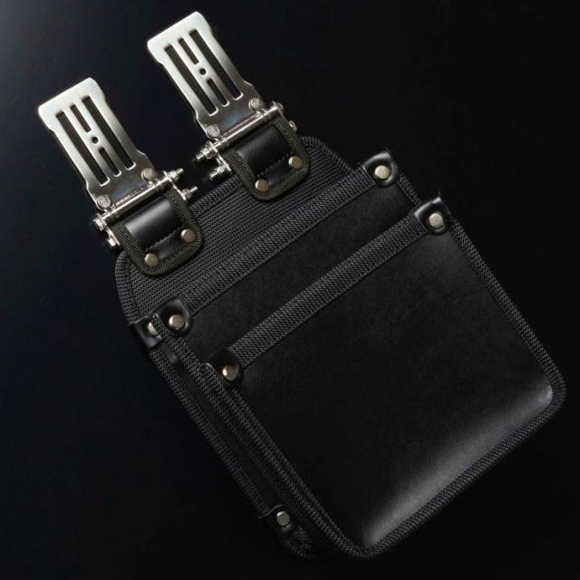 NEXT WORKERZ WORKERZ EXIT 薄型腰袋2段 M EXTUKB02MBK 工具 ケース ホルダー 腰袋 ネクストワーカーズ ワーカーズイグジット EXT-UKB02MBK