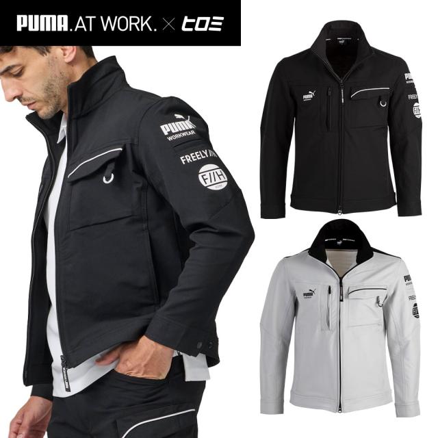 PUMA.AT WORK. × HIROMI ワークジャケット PW-3041G WORK JACKET プーマ ワークウェア ヒロミ コラボレーション・ワークギア 作業着 ジャケット 上着 作業服