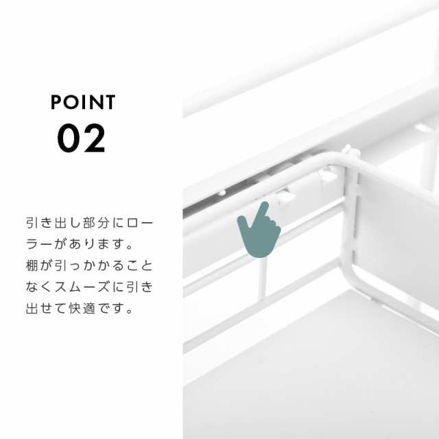 シンク下 収納 スライド キッチン ラック 引き出し 2段 ワゴン 棚 洗面台 調味料入れ 調味料ラック おしゃれの通販はau PAY マーケット -  【レビューを書いてP5%】 GGBANK ジージーバンク