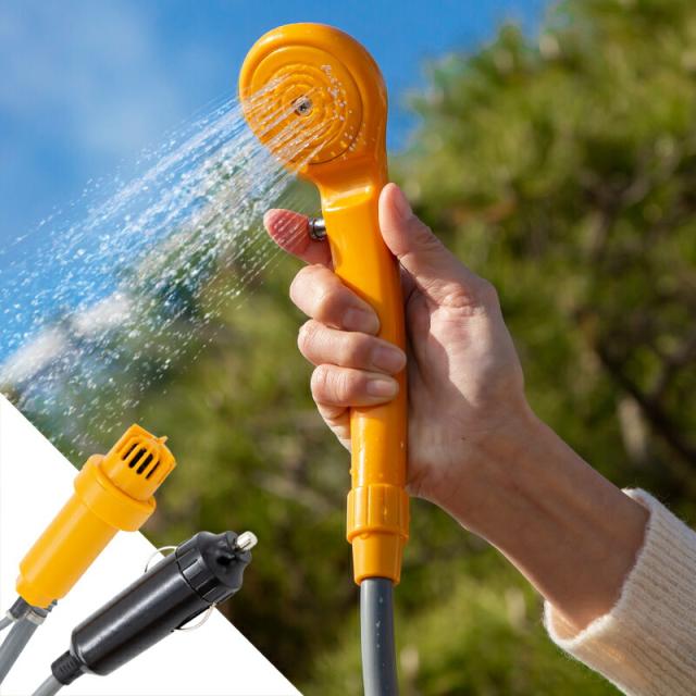 ポータブルシャワー 簡易シャワー シガーソケット 12v 温水 お湯 水 電動 ポンプ 手元スイッチ 洗車 アウトドア キャンプ サーフィン 釣の通販はau Pay マーケット レビューを書いてp5 Ggbank ジージーバンク