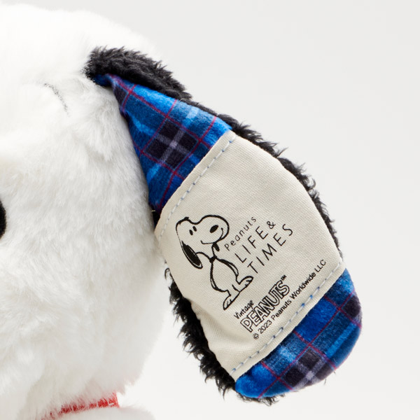 Peanuts LIFE & TIMES限定】神戸タータン×スヌーピーぬいぐるみ