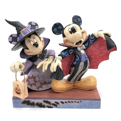 【JIM SHORE】フィギュア　 Disney Traditions −ウィッチミニー ＆ ヴァンパイアミッキー −