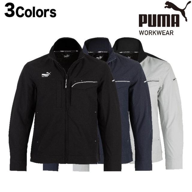 作作業ウェア PUMA プーマ 通年 作業服 作業着 ワークウェア ワークジャケット PW-3051N ストレッチ作業服 作業 服 メンズ作業着