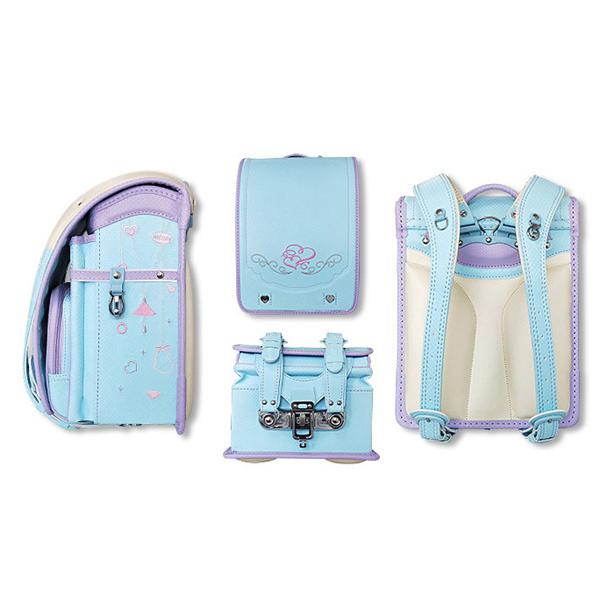 【半額セール】 ランドセル 上品 小学生 女の子 花柄 水色 入学 男の子 大容量 軽量 バッグ おしゃれ 可愛い 鞄 減圧 プレゼント 防災 通学_9