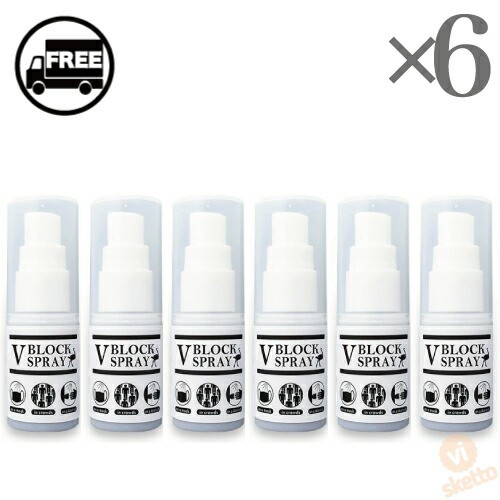 6本SET] V BLOCK ダチョウ抗体スプレー 30ml (ブイブロックスプレー