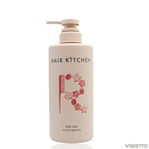 資生堂 ヘアキッチン レッドミックス 500g ( SHISEDO shiseidou しせいどうシャンプー トリートメント 美容  髪 サロン オイル ミルク アウトバス さらさら しっとり  保湿 ダメージ くせ毛 )の通販は