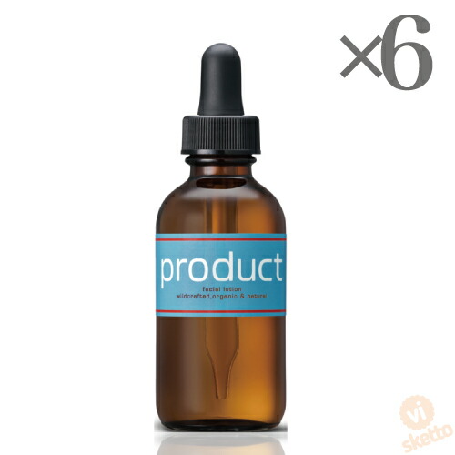 product【 フェイシャルローション ６本セット 】 ザ・プロダクト フェイシャルローション ダマスクローズ 50mL (product Facial Lotion スキンケア 保湿 潤い ターンオーバー 素肌美人 ダマスクローズ USDA認証 オーガニック 美容室 サロン専売 )