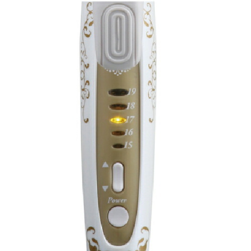 コスモ クレイツイオン アイロン グレイス カール 38mm(美容専売 クレバ カール ストレート ゴールド ホワイト グレイスシリーズ コスモ) コスモ クレイツイオン アイロン グレイス カール 38mm(美容専売