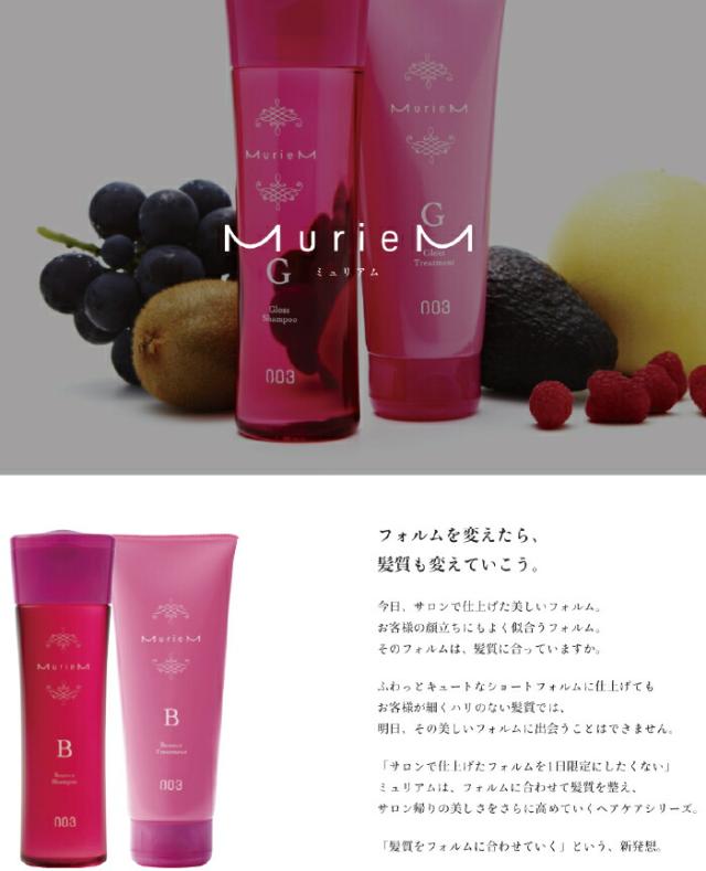 ナンバースリー ミュリアム トリートメントB 3000g詰め替え( muriem