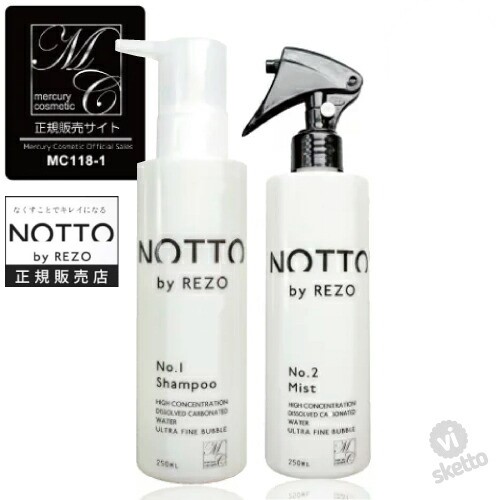 2本セット NOTTO ノットシャンプー (UFB高濃度溶解炭酸) 250ml