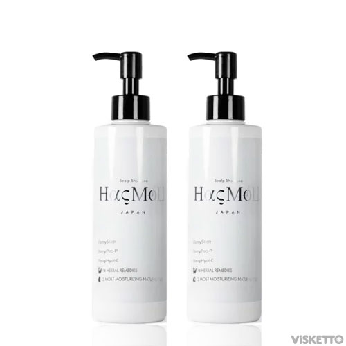 [2本SET] ハスモウスカルプシャンプー 200mL (リニューアル品 HasMoU shampoo 頭皮 健やか 自然な弾力 ツヤ スカルプ 再生医療 ヒト幹細胞培養液 ホホバオイル 天然植物エキス アルガンオイル imaone)