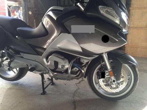 BMW R1200RT 2005-2013年　エンジンガード　銀　a5