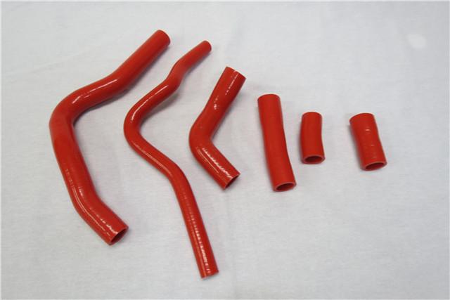 YZF-R1 RN12 5VY 4B1 2004-2006 シリコン ラジエターホース 赤 6pの通販は