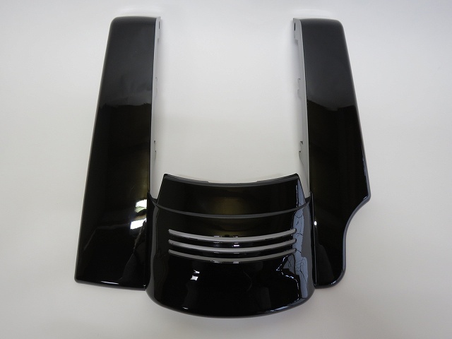 harley ツーリング　フェンダーエクステンション2009-2017 Street Road Glide 2in1タイプ 黒の通販は