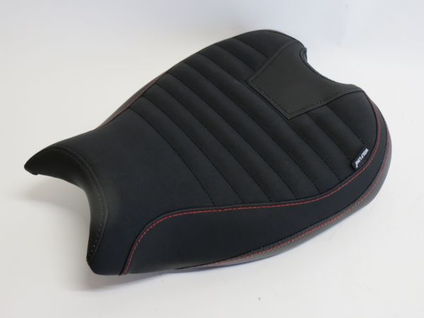 ducati用 Streetfighter V2 ストリートファイター 2022 以降 フロント シート カスタム 10mm アップ ストライプ 黒の通販は