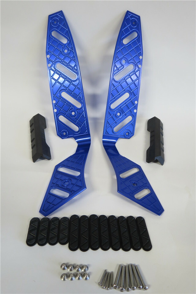 HONDA ADV adv150 アルミ CNC ステップボード Aタイプ 青の通販は 5,422円