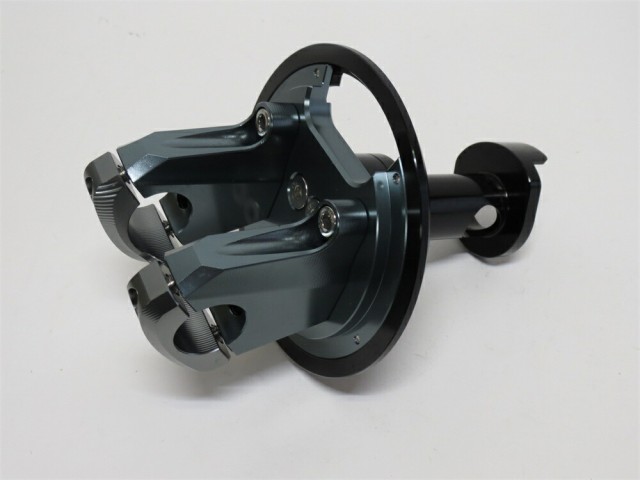 PCX/PCX e:HEV/PCX 125 160 JK05 JK06 KF47 2021 2022 CNC アルミ ハンドルポスト 灰