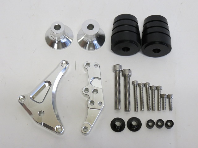 NINJA250 ニンジャ250NINJA400 ニンジャ400 2018- CNC加工 エンジンスライダー 銀の通販は