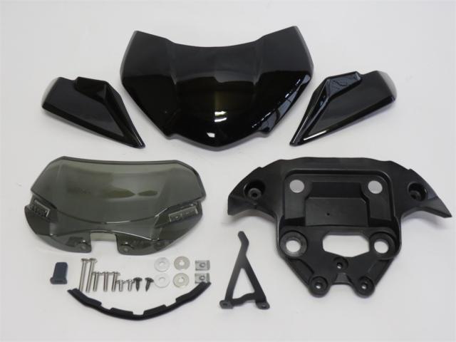 Triumph用 Speed Triple 1200 2021年以降 スクリーンカウルセット ウインドシールド 黒艶ありX茶の通販は