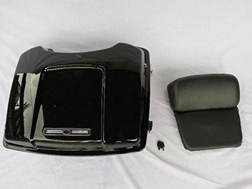 ツーリング ツアーパックセット 薄型 キー バックレストあり 1994-2013年 艶あり ブラック