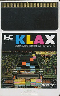 PCE Huカード】 KLAX/クラックス （ソフトのみ）【中古】PCエンジンの