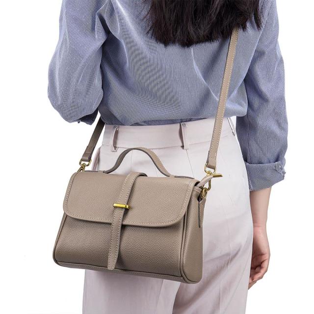 ショルダーバッグ 2way 肩掛け 手持ち レディース カバン 大容量 柔らかい シンプル カジュアル おしゃれ 本革 通勤 人気…」 バッグ・雑貨がお得な