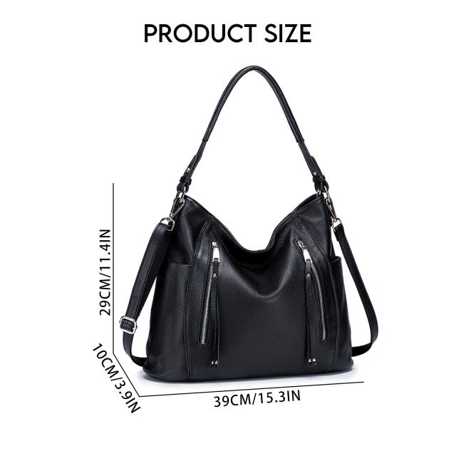 トートバッグ ショルダーバッグ 2way3way バックルベルト ジッパー