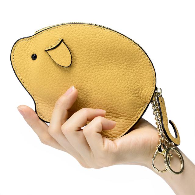 ✴️美品✴️ 豚型 ピッグ コインケース レザー 小銭入れ 小物入れ ピンク ✴️美品✴️ 豚型 ピッグ コインケース レザー 小銭入れ 小物