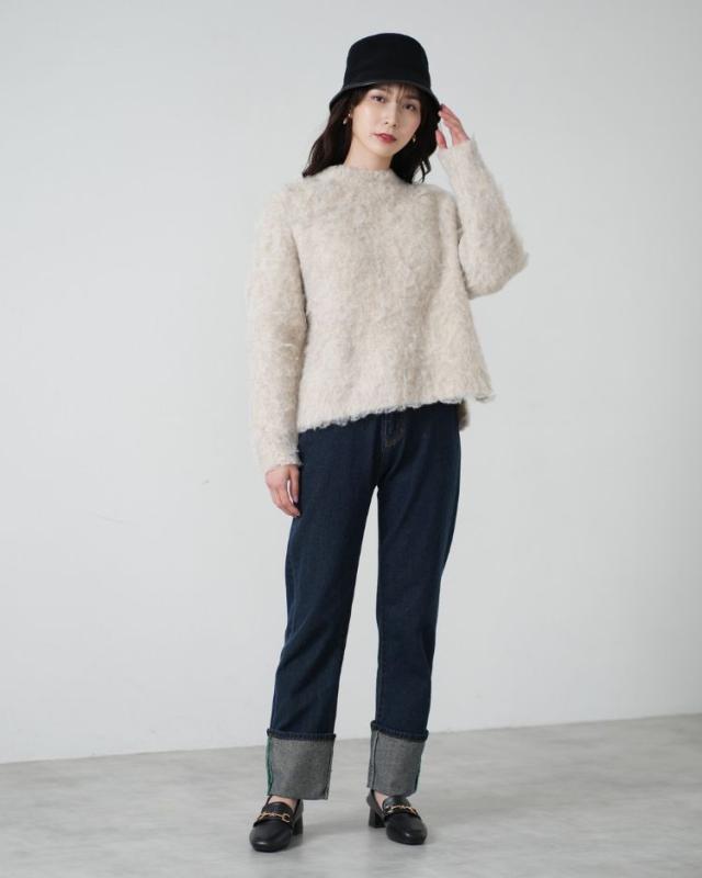 無地 長袖 ラウンドネック ニット [3タイプ]」 レディース服がお得な 無地 長袖 ラウンドネック ニット [3タイプ]」 レディース服がお得な