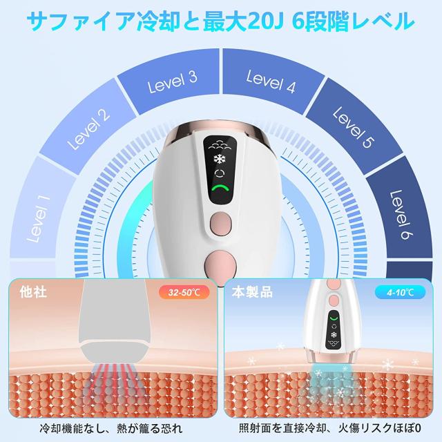 脱毛器 低温サファイア冷却 VIO対応 レディース メンズ 髭 無痛 光美容器 2023年 HIPL だつもう 脱毛器 低温サファイア冷却 VIO対応 レディース メンズ 髭 無痛 光美容