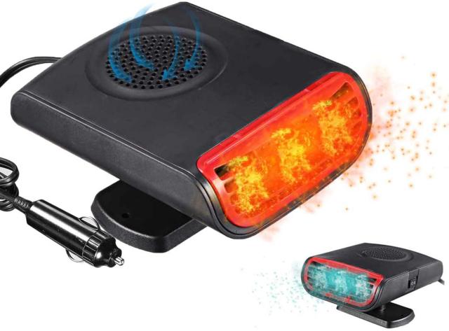 Amazon | ZUKIDA 車のヒーター 12V 150W 車用ファン 高速加熱