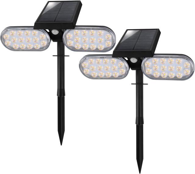 ソーラーライト 屋外 防水 センサーライト IP65 人感センサー 埋め込み式 壁掛け 防犯ライト 高輝度 36の通販は