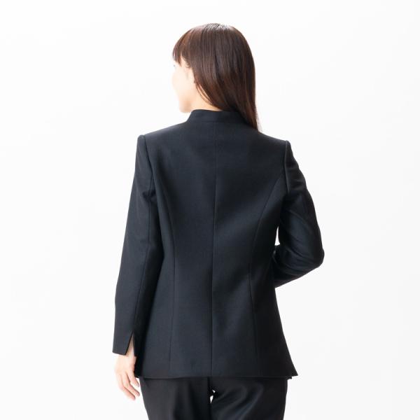2025〜26年冬物新発売 日本製 冬用 ブラックフォーマルVネック ジャケット FI14800 単品  7号/9号/11号/13号/15号/17号/19号 礼服 喪服 冠婚葬祭 葬儀 葬式_3