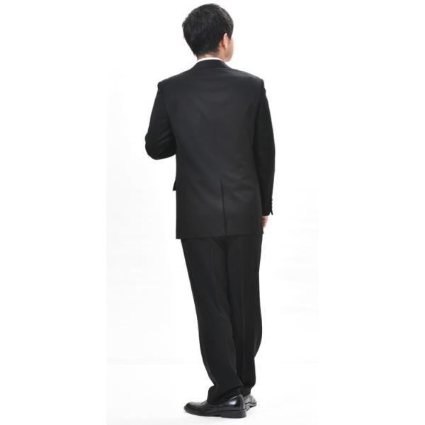 日本製 合服 ブラック シングル スーツ MU2400 秋冬用礼服　喪服 秋用冬用梅春用 2B 日本製 合服 ブラック シングル スーツ MU2400 秋冬用礼服 喪服 秋用冬用