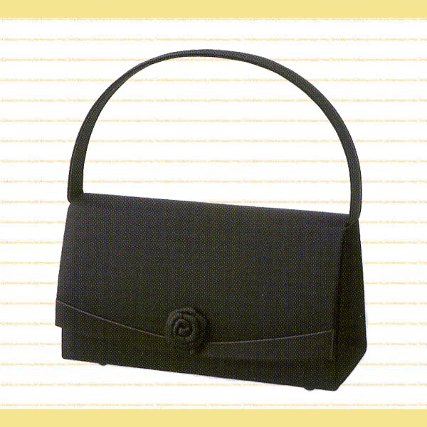 ブラックフォーマルバッグ RA-248 箱入り 日本製 レディース 婦人 礼服用 喪服用 マチ大きめ 9.5cm 冠婚葬祭 卒業式 入学式 卒園式 入園式 式典 フォーマル用