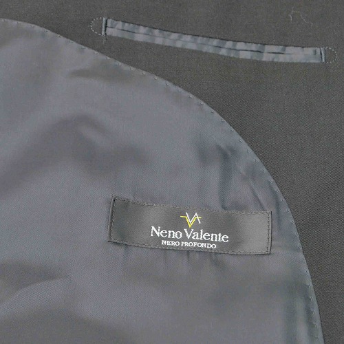 夏用 清涼 シングルブラックスーツ US18700 メンズ 紳士 略礼服 礼服【2つ釦1つ掛け★パンツ裾未処理】【A体 AB体 BB体 3〜7】黒 ブラックフォーマル 冠婚葬祭 葬儀 葬式 法事 通夜 法要 礼装 サマーフォーマル_8