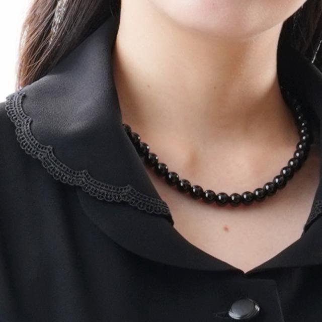 日本製 国内縫製 夏物 ブラックフォーマル ブラウス：RL108400 フリル サマーフォーマル 7号/9号/11号/13号/15号/17号/19号 黒 冠婚葬祭 葬儀 葬式 通夜 法事 法要 礼装 礼服 喪服 レディース 婦人 小さいサイズ 大きいサイズ_8