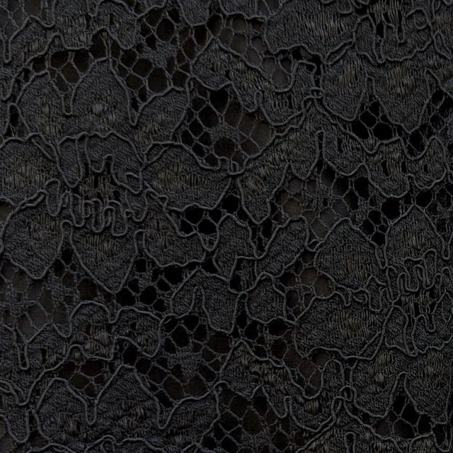 夏用 日本製 ブラックフォーマル レースブラウス：RL1400534