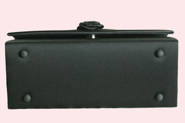 ブラックフォーマルバッグ RA-248 箱入り 日本製 レディース 婦人 礼服用 喪服用 マチ大きめ 9.5cm 冠婚葬祭 卒業式 入学式 卒園式 入園式 式典 フォーマル用