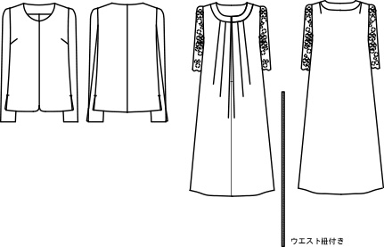 ブラックフォーマル アンサンブル 【スリーシーズン】 レディース 婦人 喪服 礼服 :RL883104 【ロングジャケット＋ワンピース】サイズ M・3Lサイズのみ【日本製】冠婚葬祭 卒業式 入学式 卒園式 入園式 お宮参り 七五三 葬儀 葬式 法事 通夜 法要